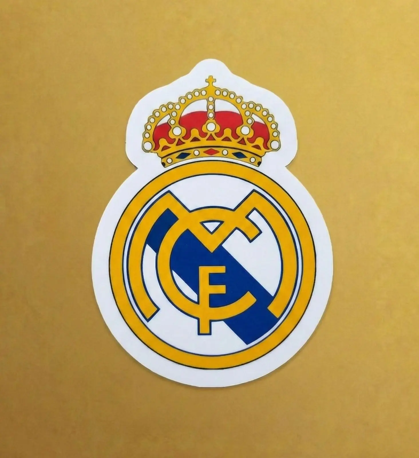 10/20/30 Pcs Real Madrid Minimal Stickers Pack | Los Blancos Aesthetic Decals